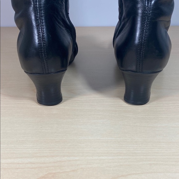 Rieker Black Knee High Boots with Slouchy Design - Picture 6 of 12